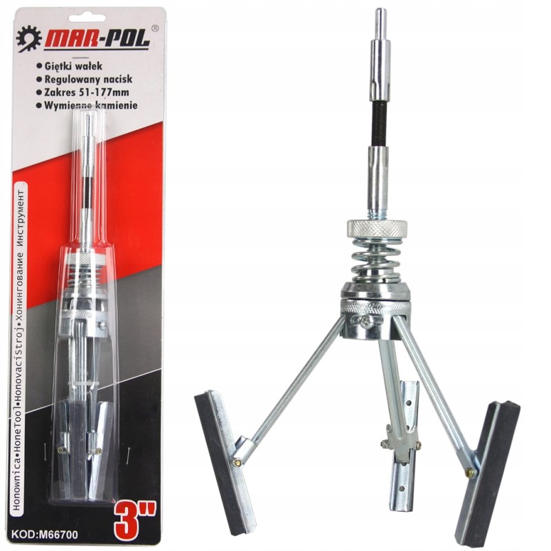 Lappatore 3" Levigatrice a molla per cilindri motori 51-177mm auto 3 piedi